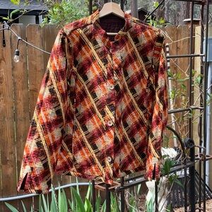 Reversible Plaid Women's Jacket perfect for fall